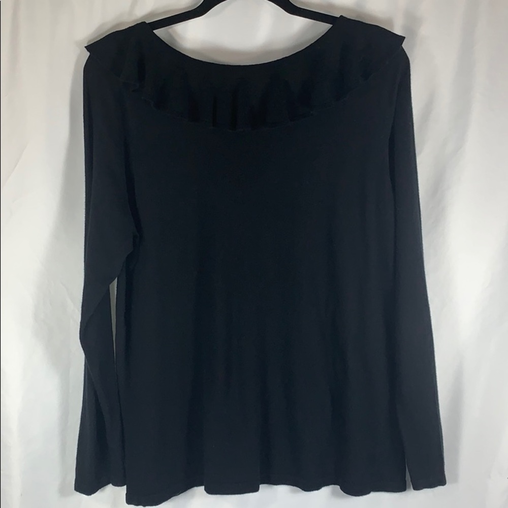 Ralph Lauren Ruffle-Neck Sweater - Picture 4 of 6